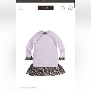Imoga Girls Micah Sweater Dress size 10